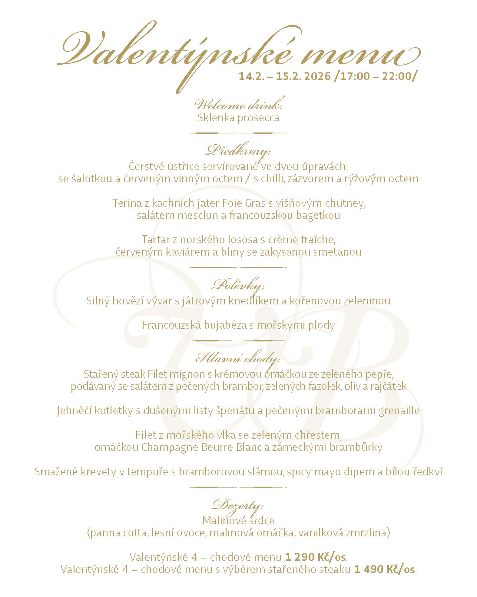Valentýnské menu 1